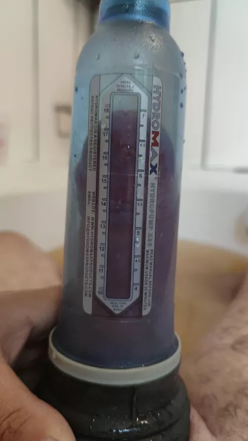 Pumping up 18 cm