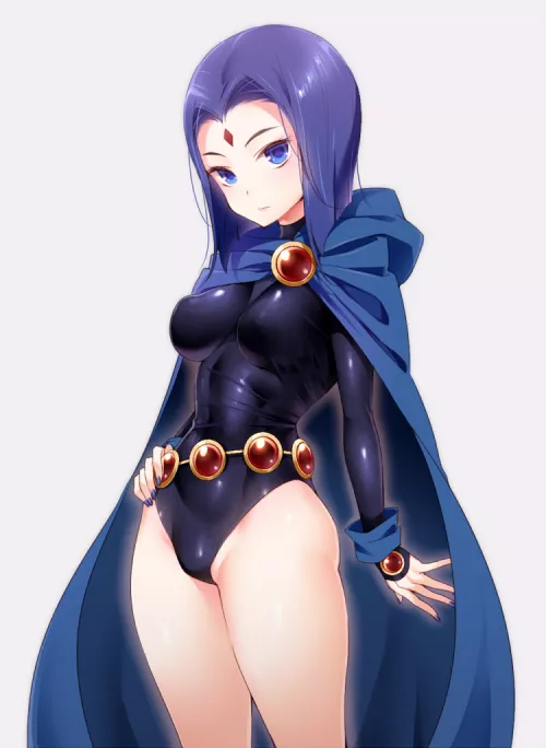 Raven Tight Leotard (Hizuki Akira ) [Teen-Titans]