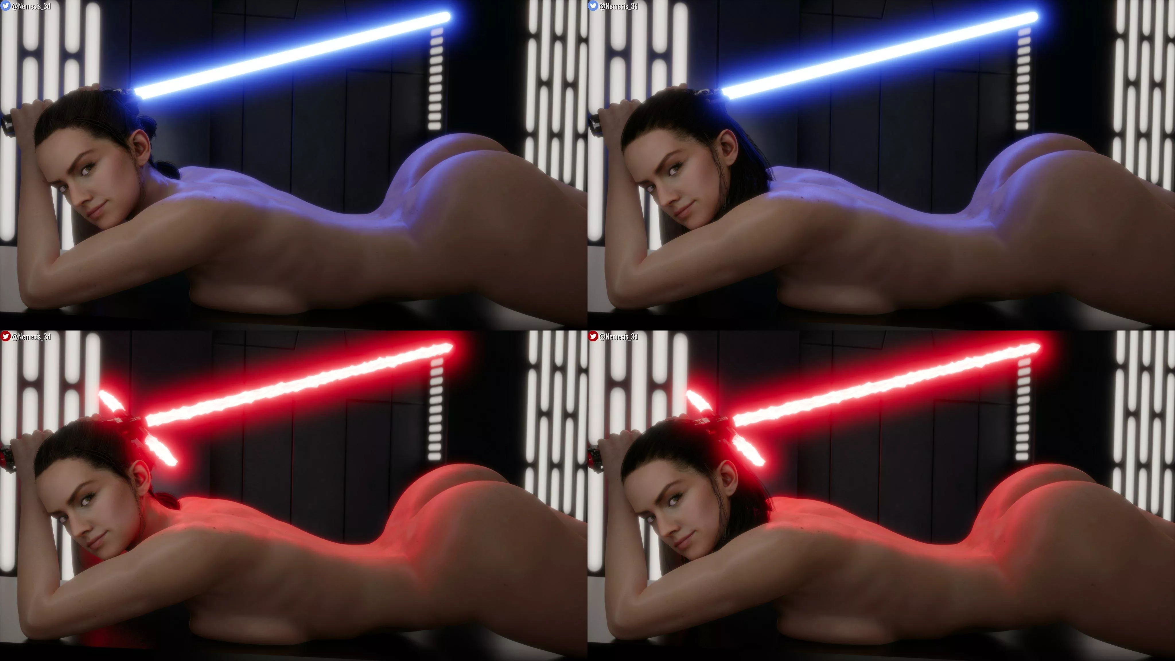 Rey pinup (Nemesis_3d)