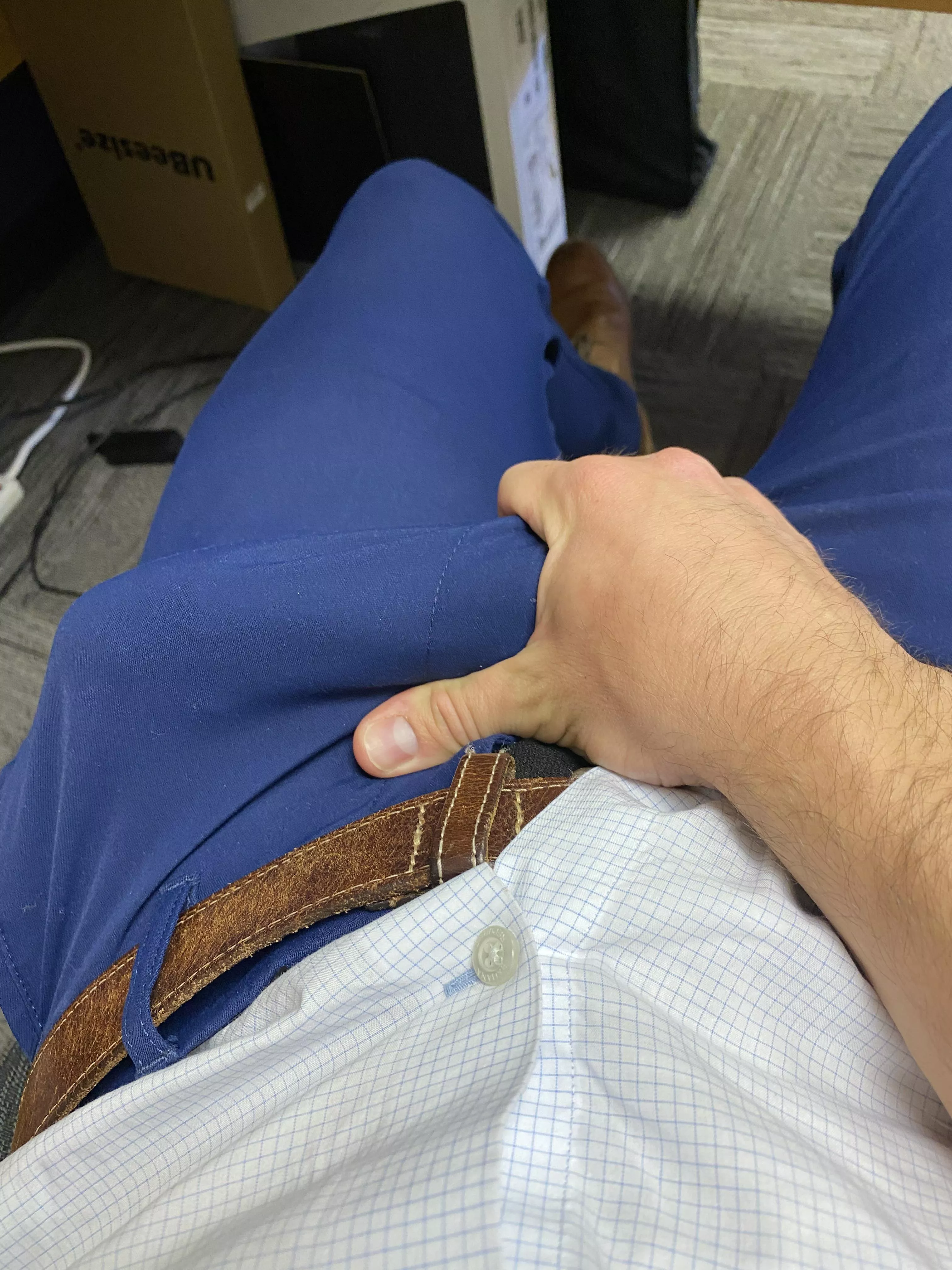 Saturdays at the office…