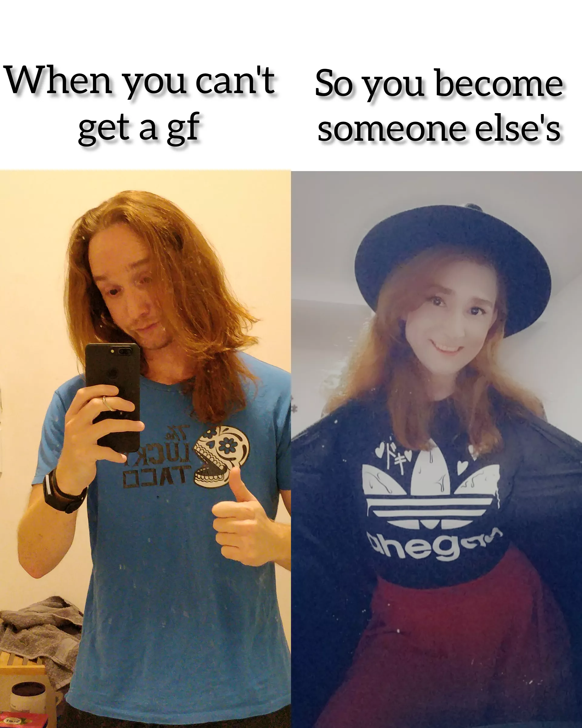 Saw this meme and decided to recreate IRL 😊 Saw this meme and decided to recreate IRL 😊
