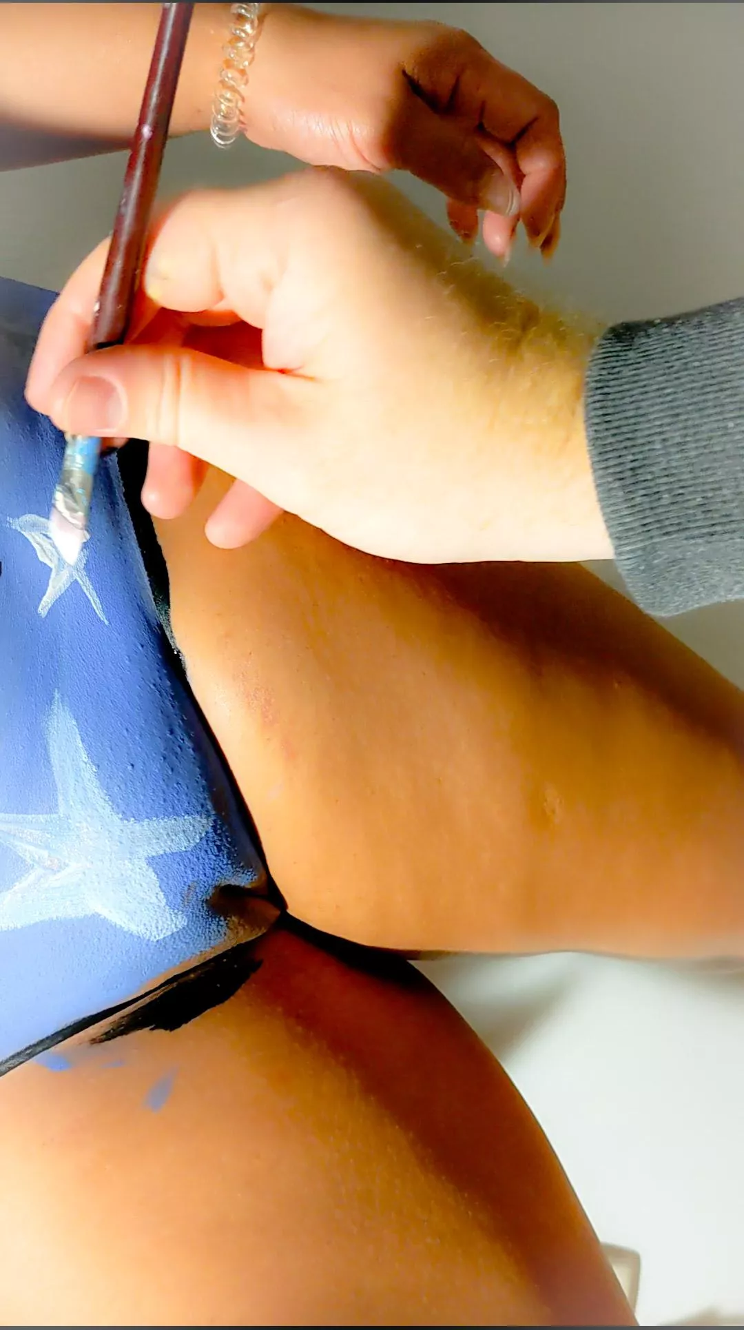 Shaved is easier to paint