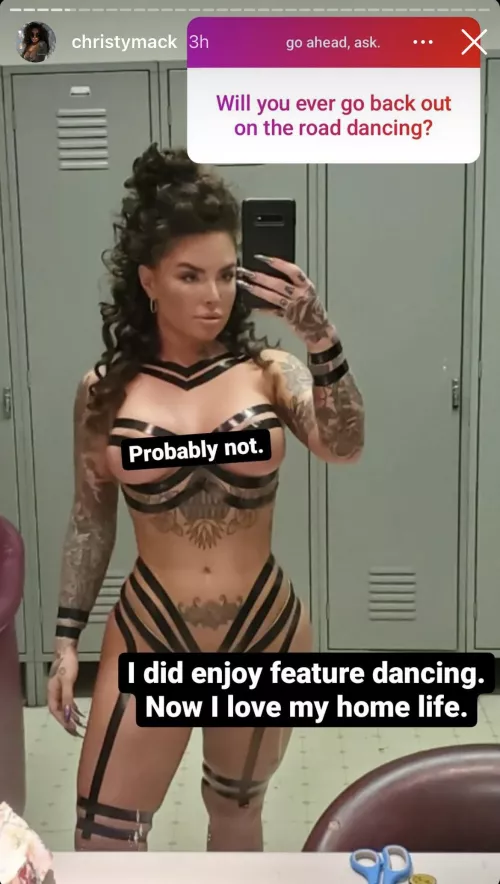 She is doing an AMA on her Instagram today.