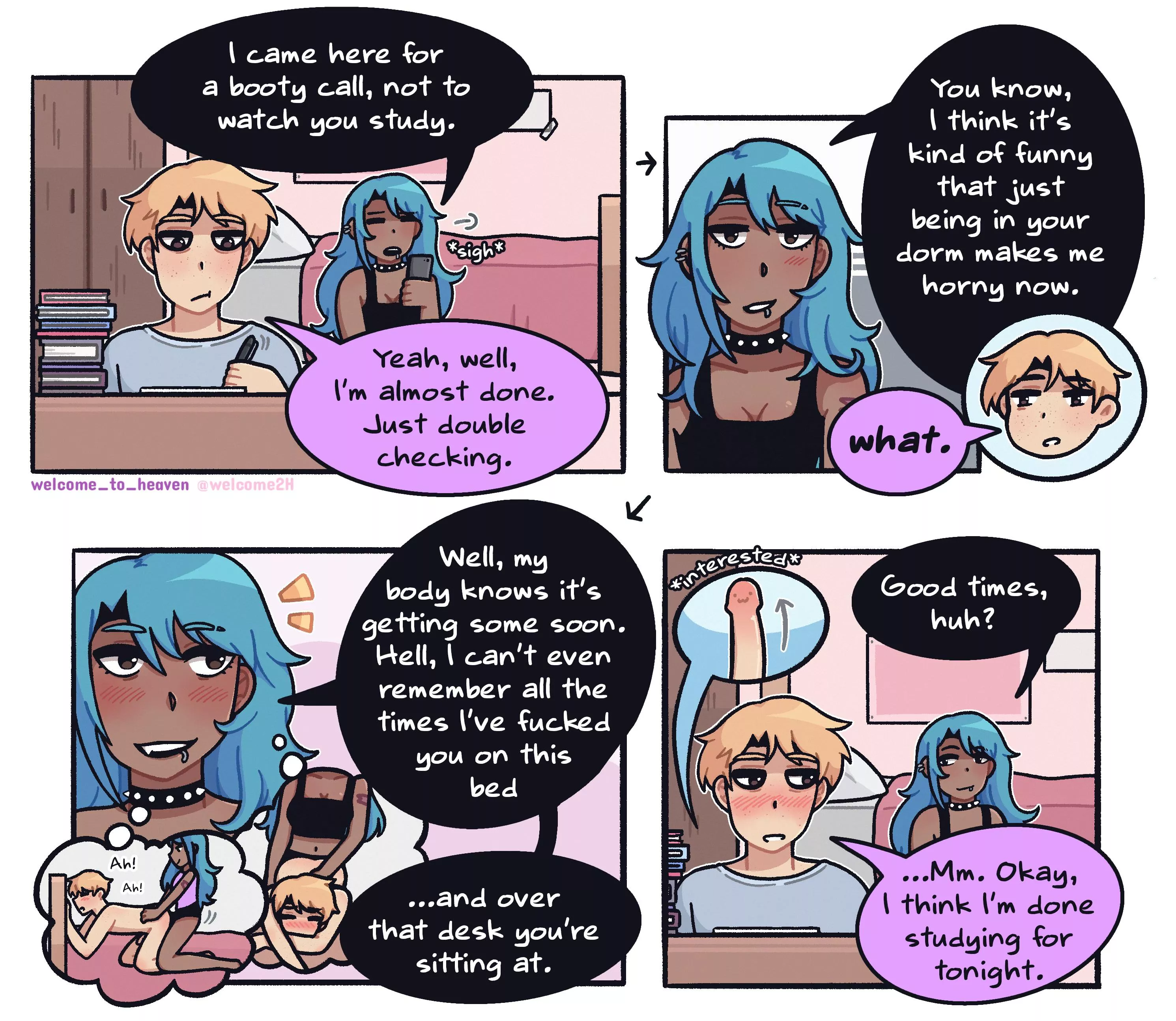 She knows exactly how to rile him up ⬆[OC]