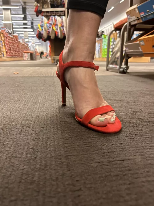 Shoe shopping yesterday