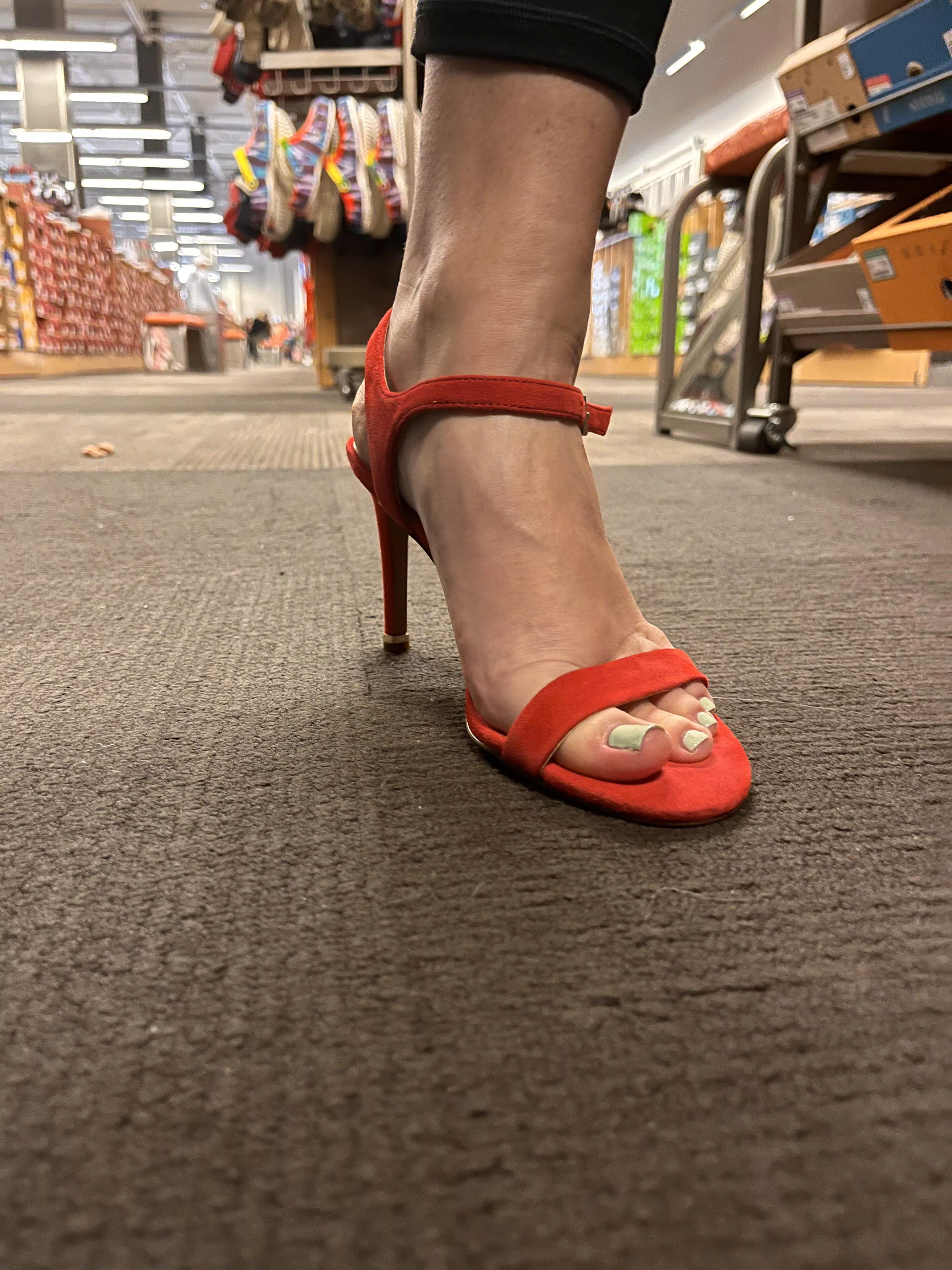 Shoe shopping yesterday