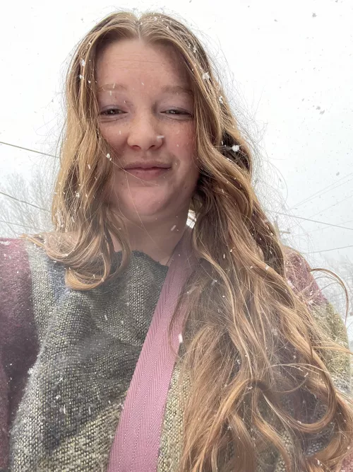 Snow selfie😋