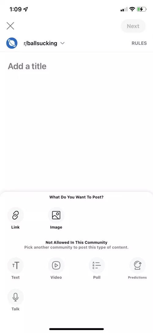 So if you could change this so people can stop being ducking rude to me about ball sucking when I can’t even post a fuckin video would be great sick of your community being very rude about it. Not my fault waiting for this to be changed! Thanks!