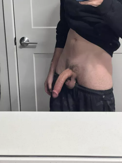 Sometimes I leave my door open in hopes my roommate will catch me