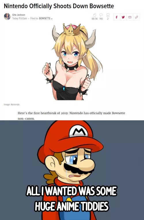 Sorry Nintendo, for us she's real