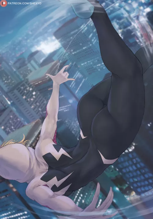 Spider Gwen Mid Jump (Shexyo) [Spider-Man]