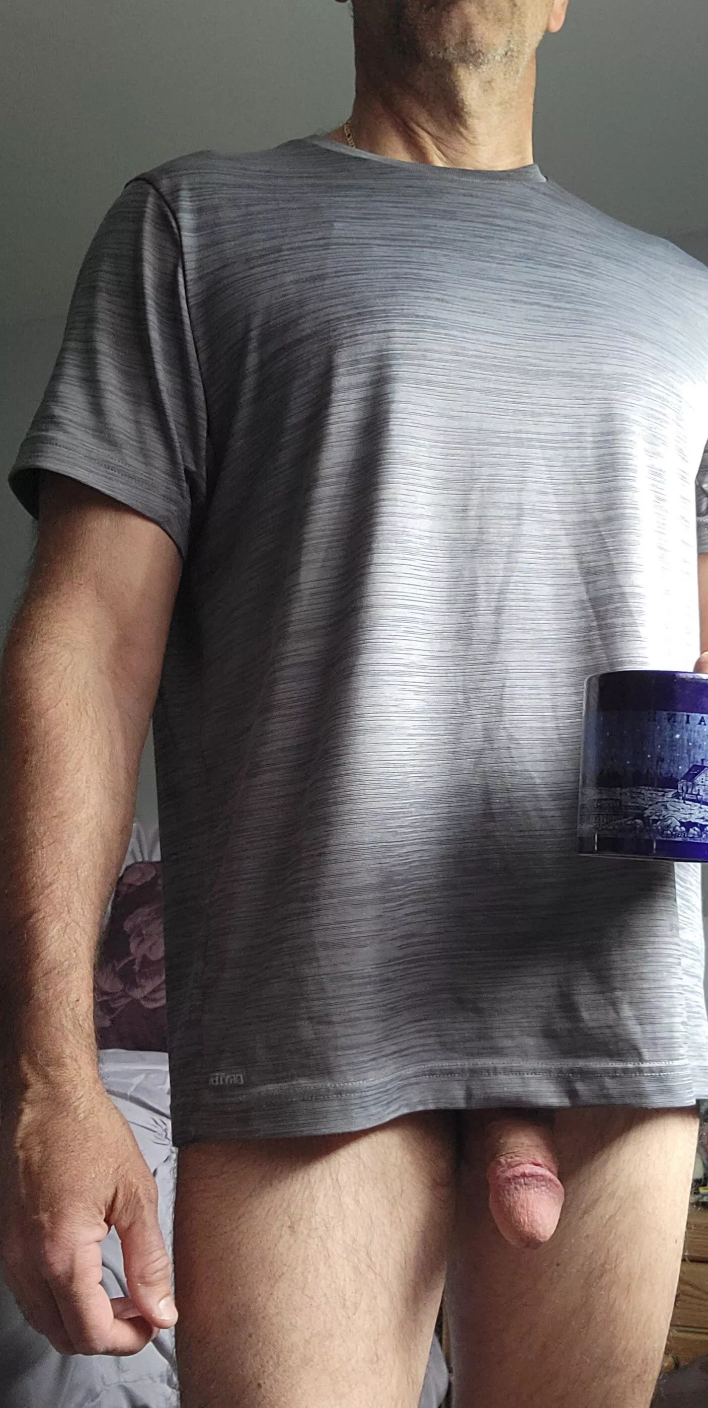 Stopped getting dressed this morning just to say hi!