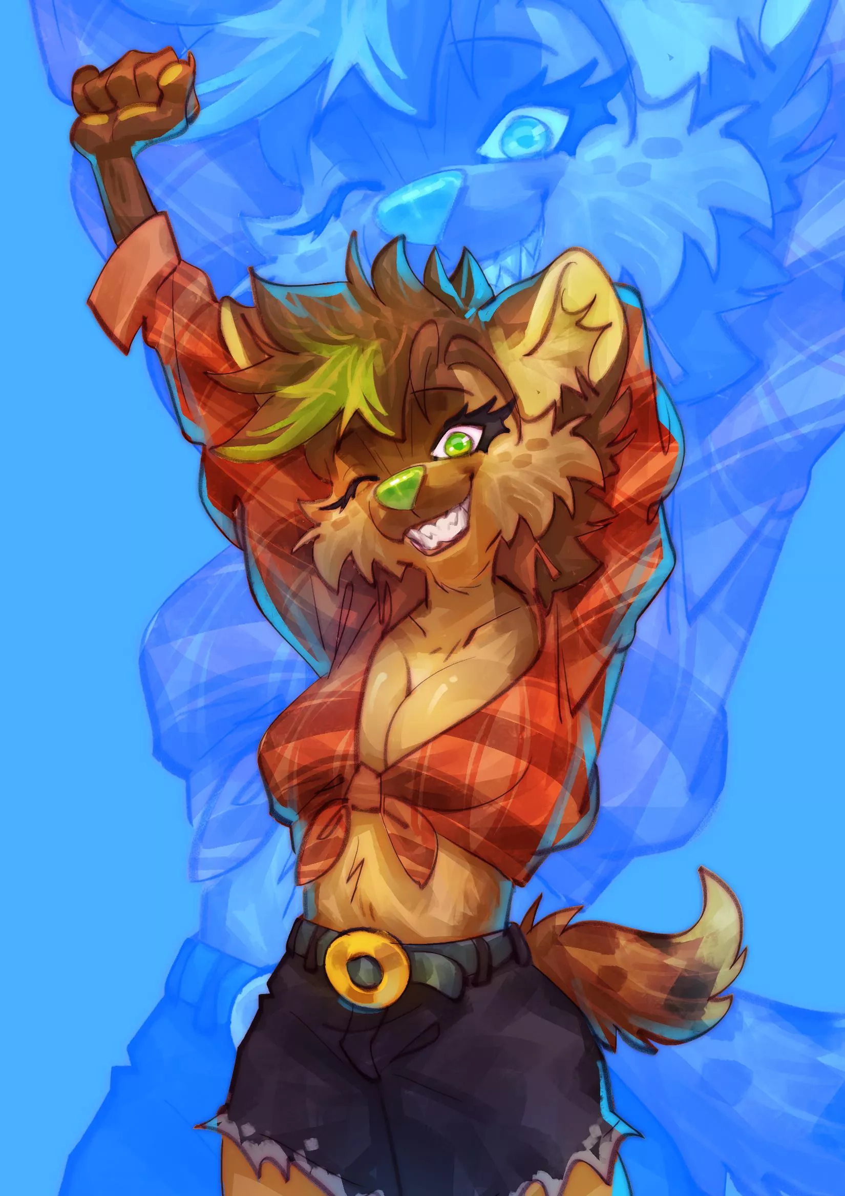 Stretch! Finished client commission for ELZIO. My commissions are open starting from $50.