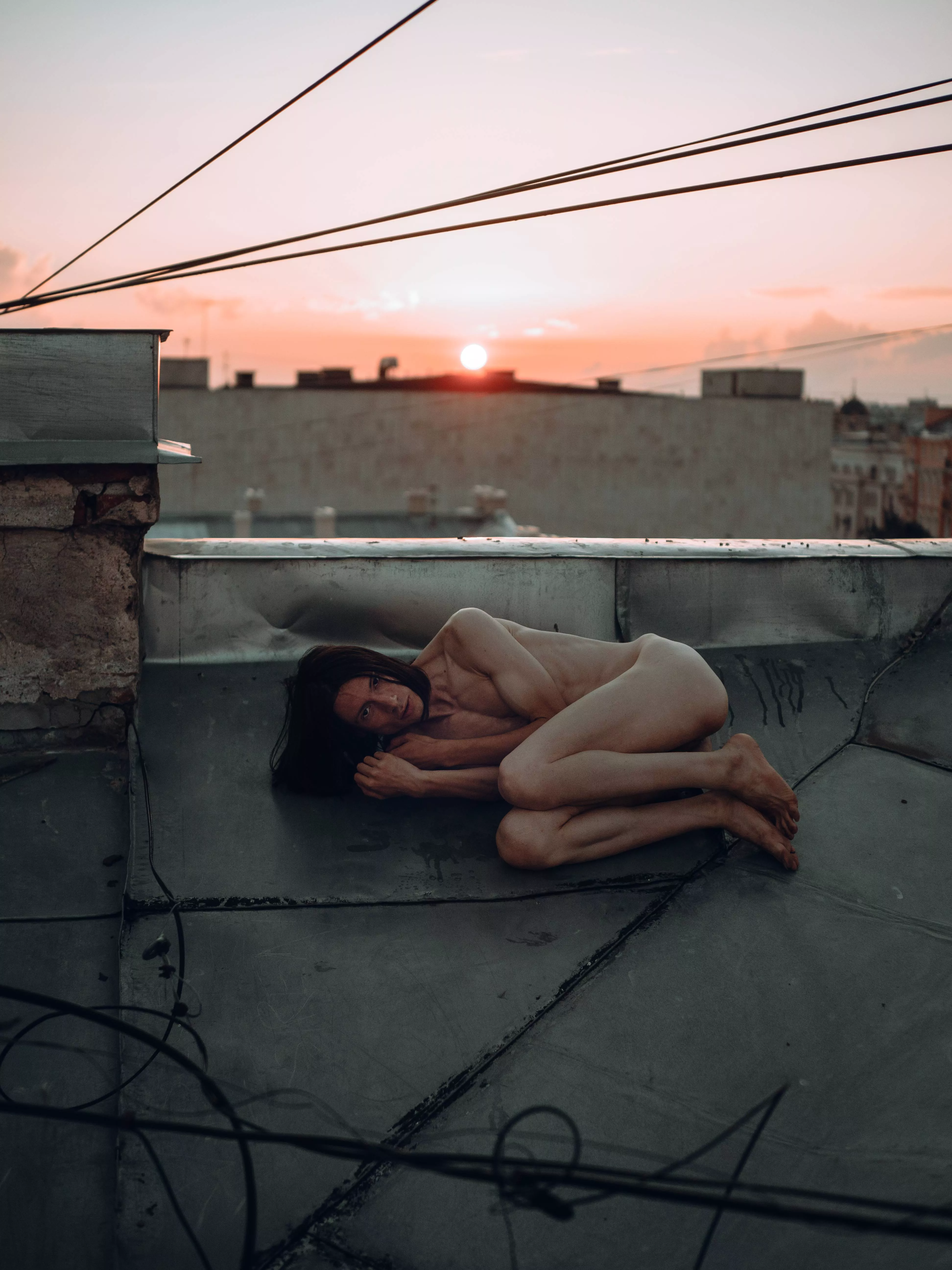 Sunset On The Rooftop