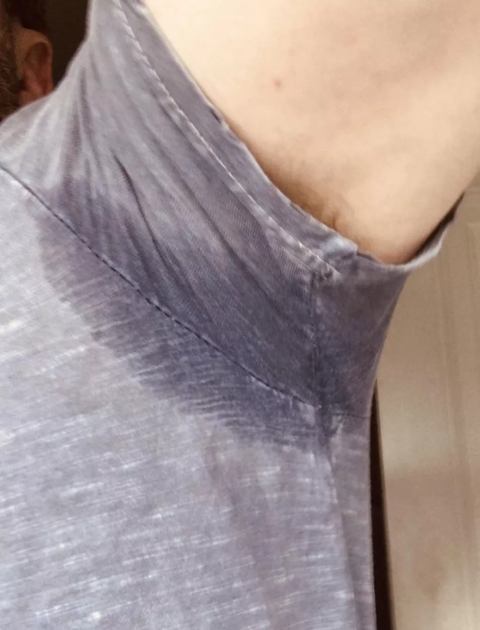 Sweaty and musky. Furry on the inside.