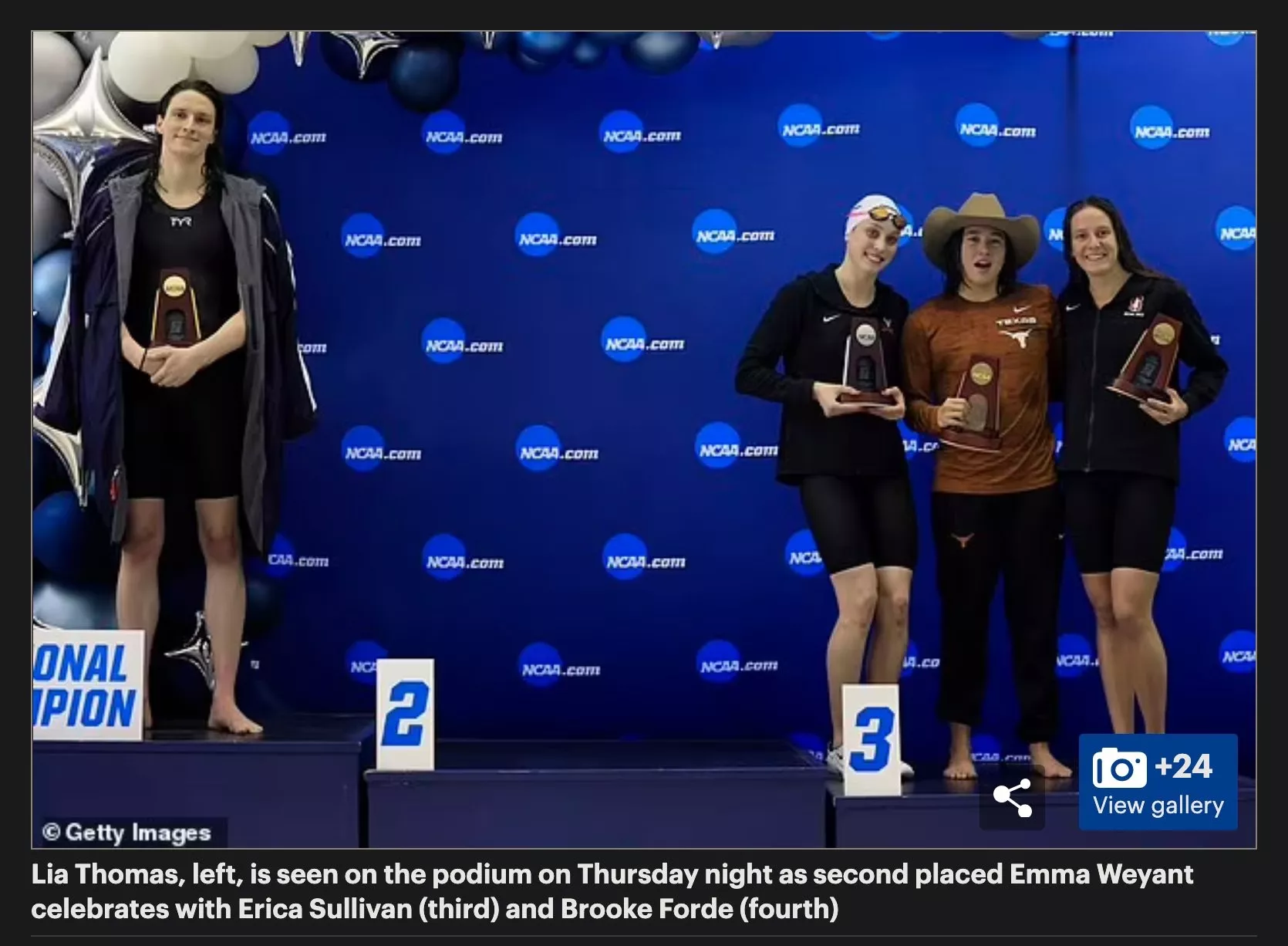 The actual brave person here is #2 (the real #1), who now risks having her career ruined by the trans lobby.