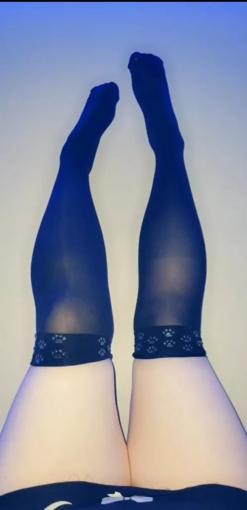 The little paws on my socks make me feel like the cutest kitty in the world