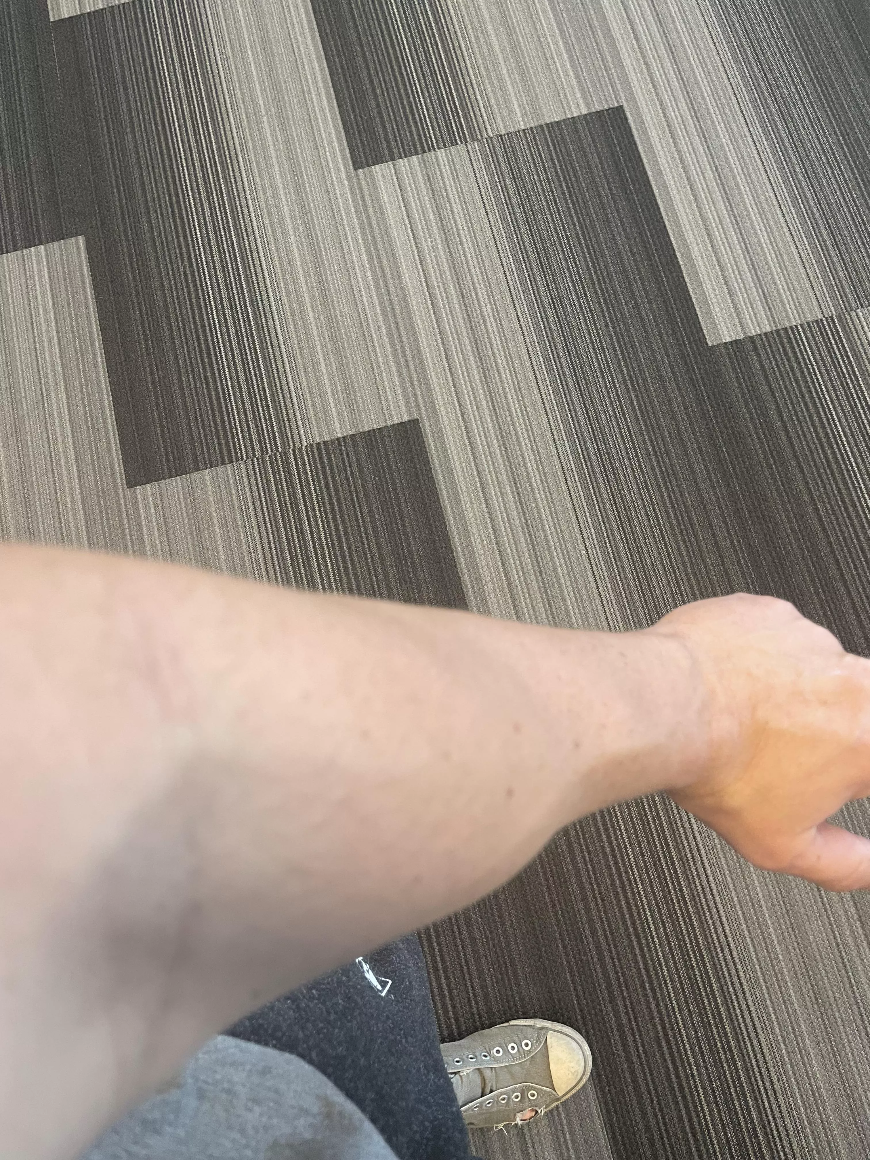 The non dominant arm…