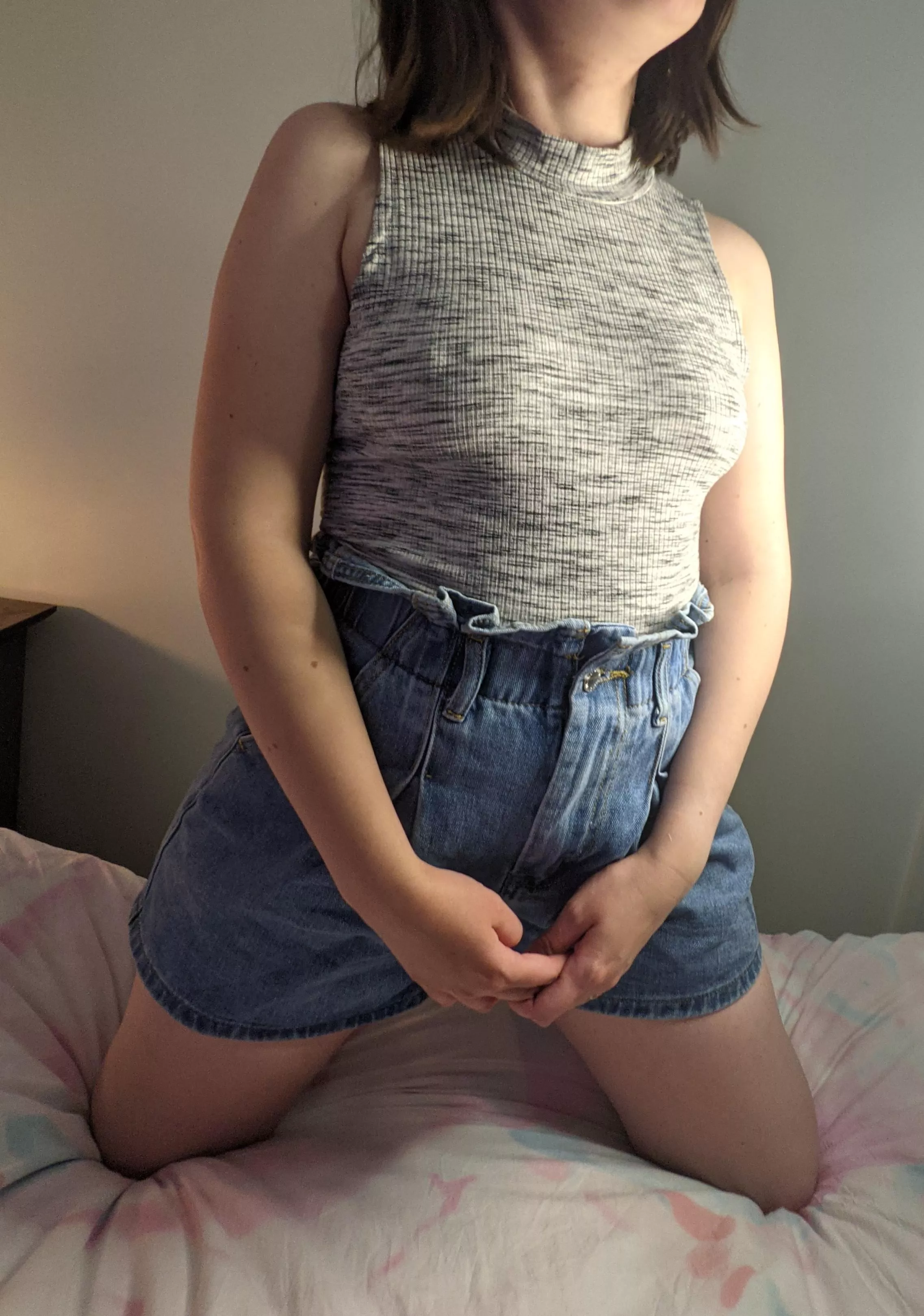 The pattern on my top almost hides them! But if you know, you know 😉