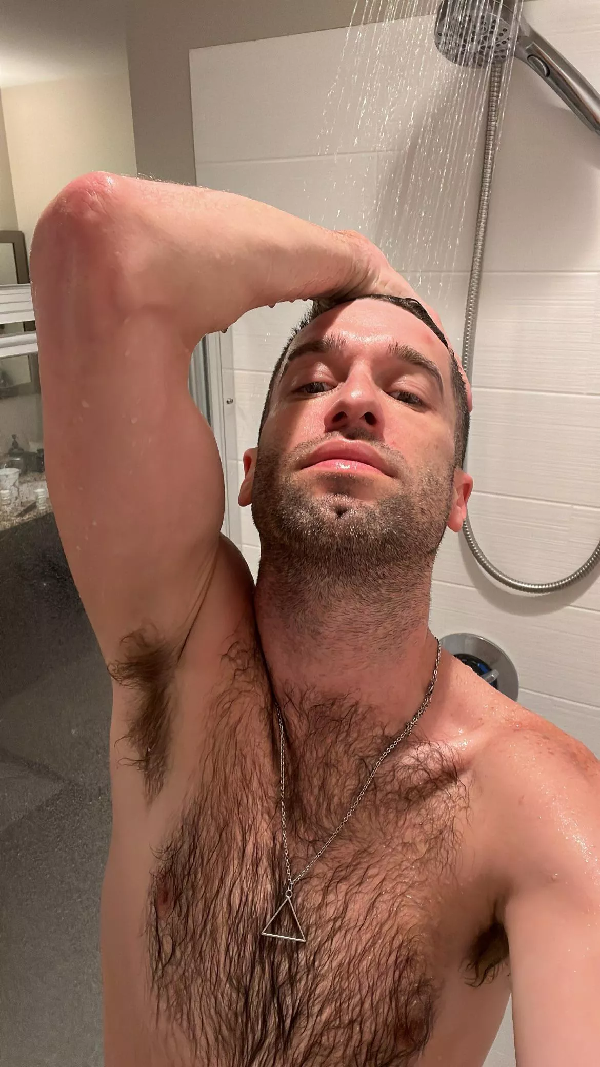 The way the water hits the fur… The way the water hits the fur…