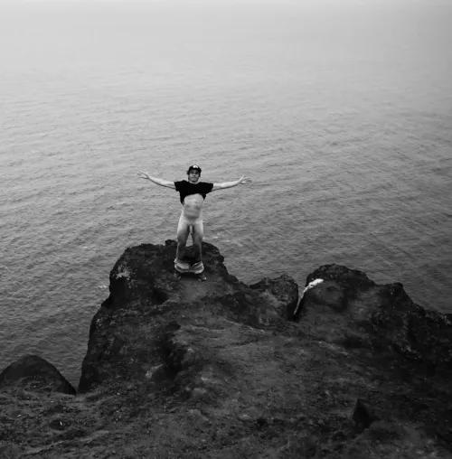 The wind caressing my booty