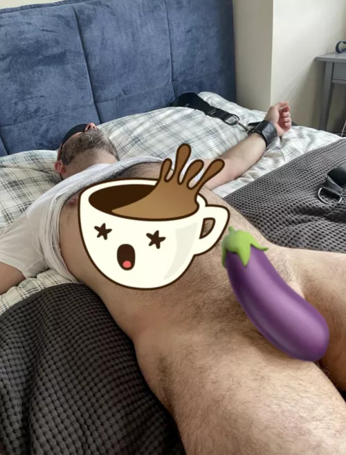 Then he made a mess and left me here!