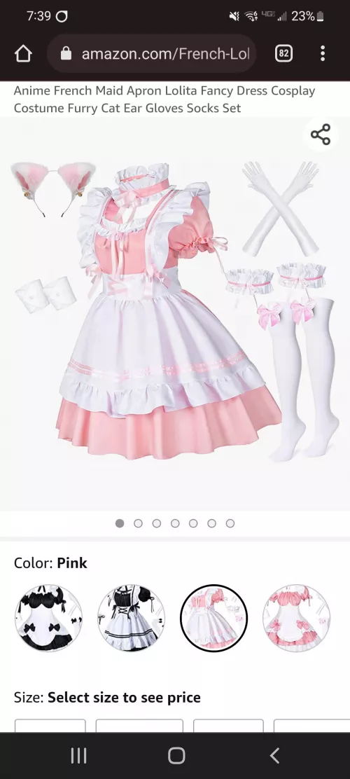 This is my last post for awhile but, should I get this maid outfit?(Ik I could have used the link -x-)