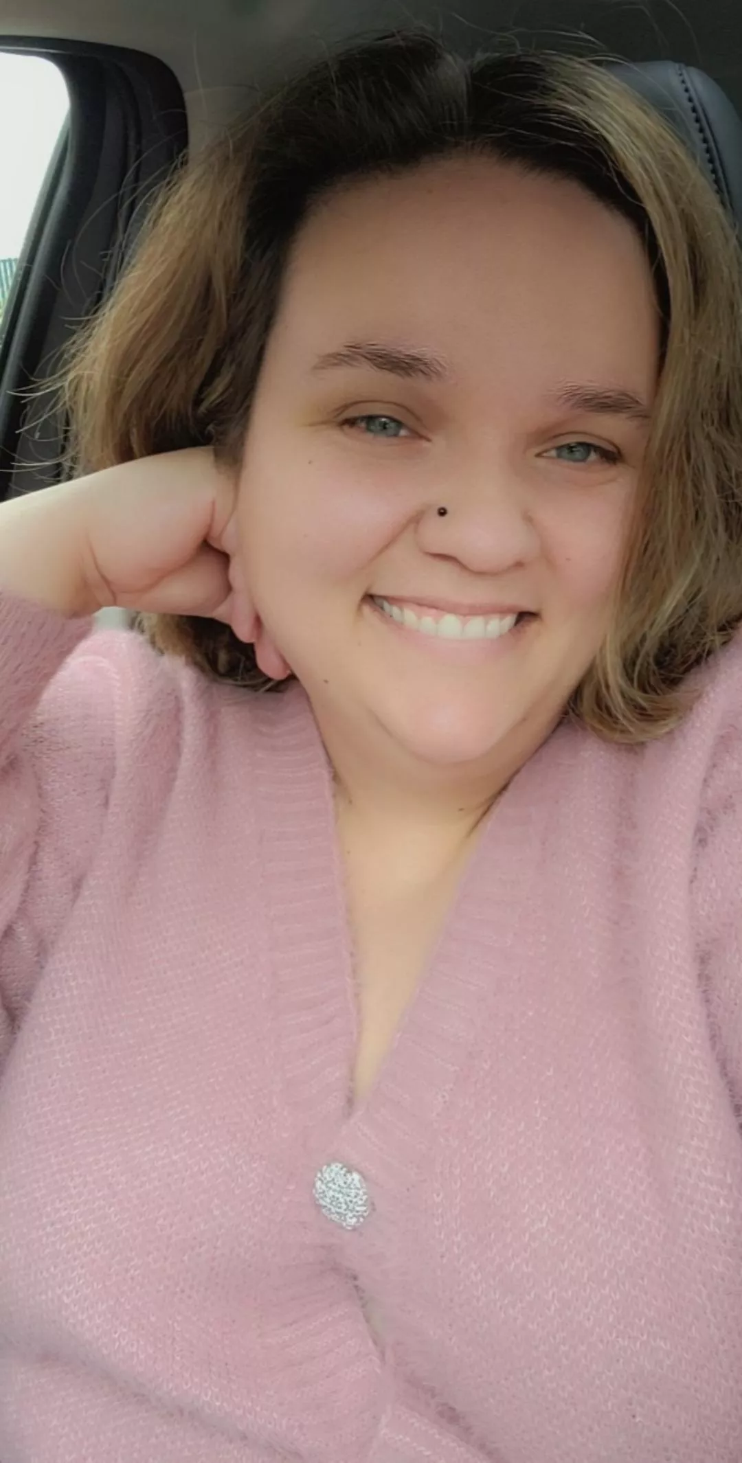 This sweater always makes me take a selfie!