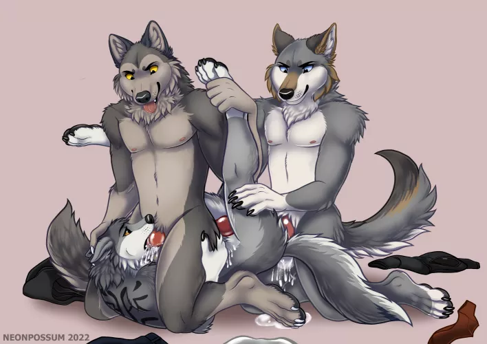 Threesome (neonpossum)
