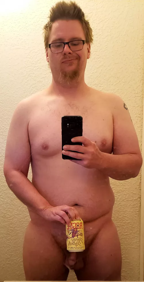 Today's shower is brought to you by Rogue Honey Kolsch