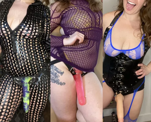 Today’s Your Lucky Day My Slut 😈 Mommy’s Going To Let You Choose Which One Of Her Cocks You’re Going To Get Fucked With First 🍆😉