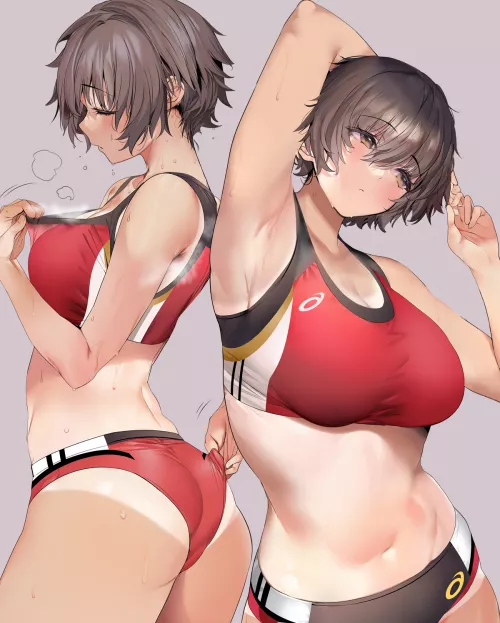 Track and field and tanlines [Artist's Original]