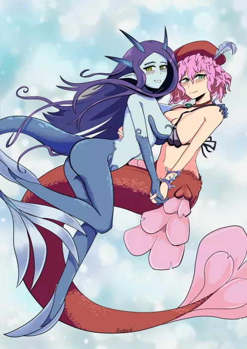 Two underwater beauties