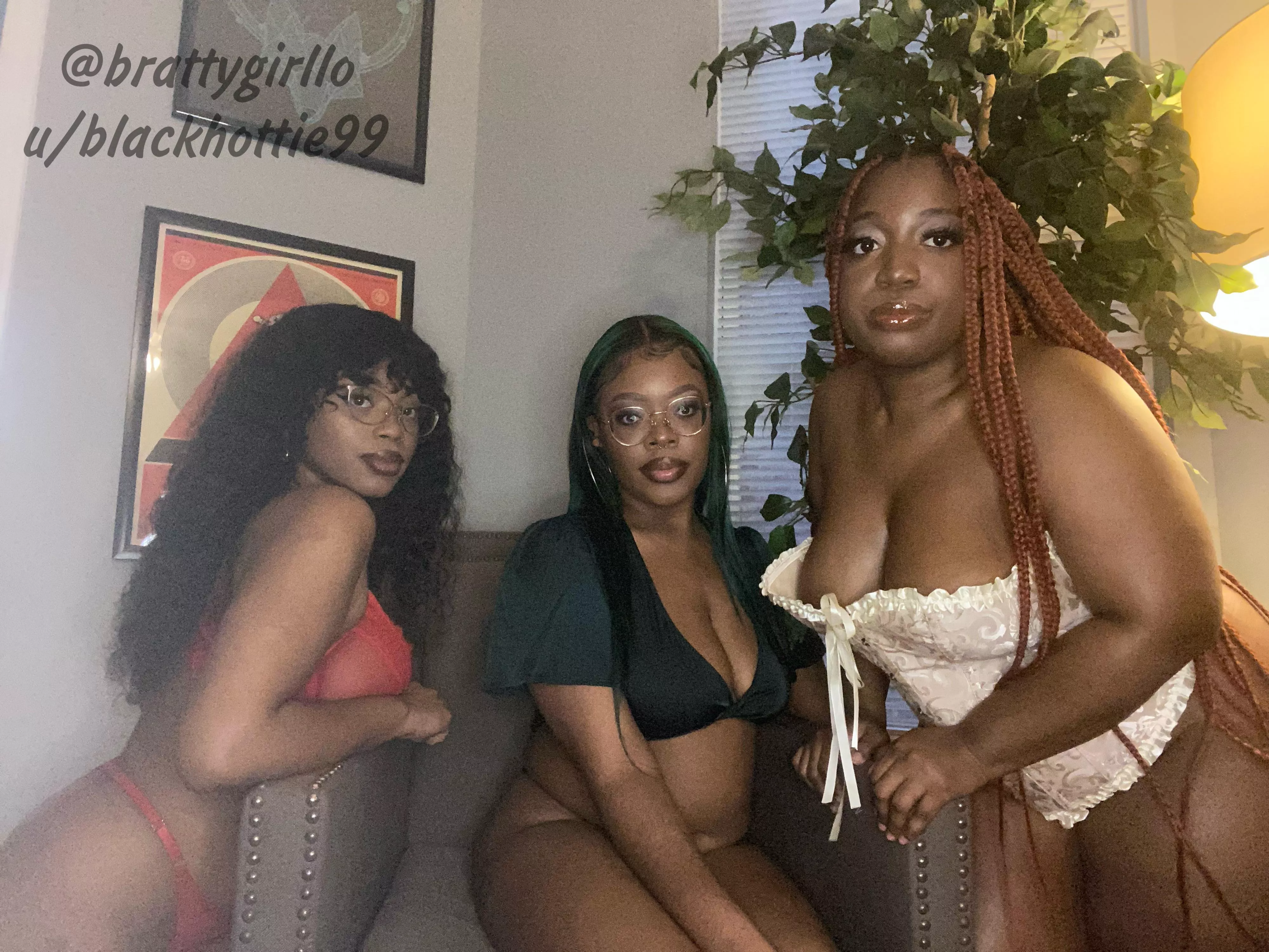 Unfriendly black hotties [w/ Queen Vee & Monarch Blix] [domme]
