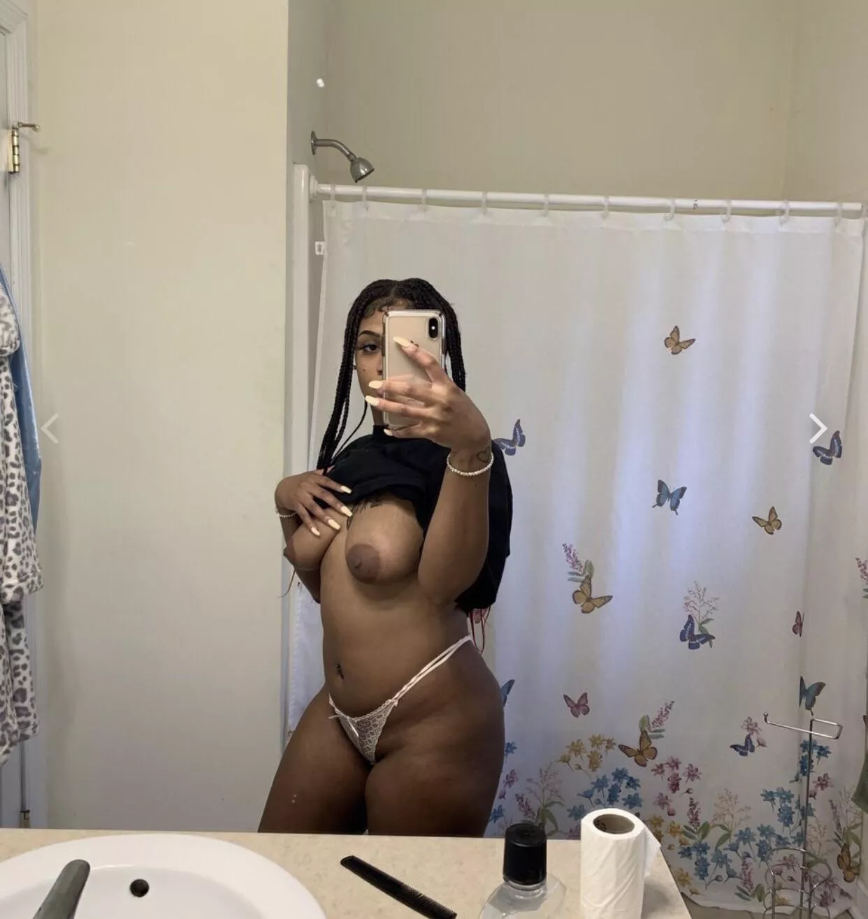 was told it’s rare for a degenerate n***** mother like myself to be up before noon so I should show my section 8 tits for my betters 🥰 KIK// FineAssSub