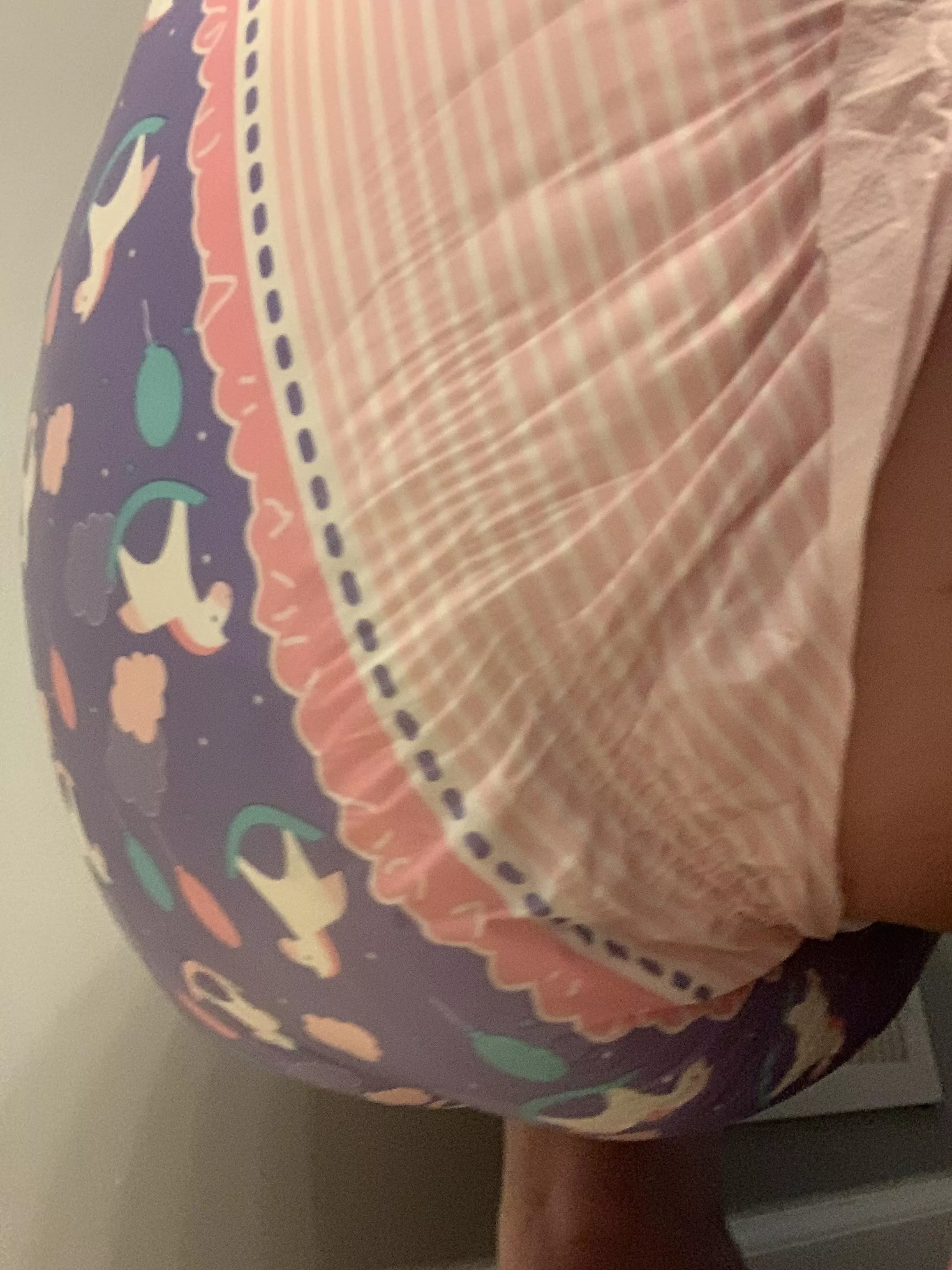 Wearing diapers always makes me want to be spanked
