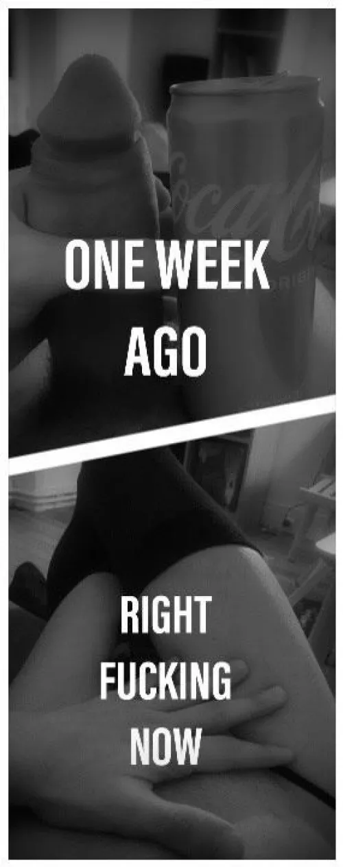 Well, good bye masculinity, only one way to cum now. Maybe I should stop doing photos and focus on my training 🙈