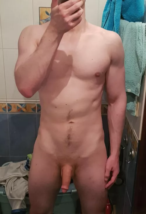 what do you think about my body and my soft cock? (male; 25 y.o; 182 cms; 78 kgs)