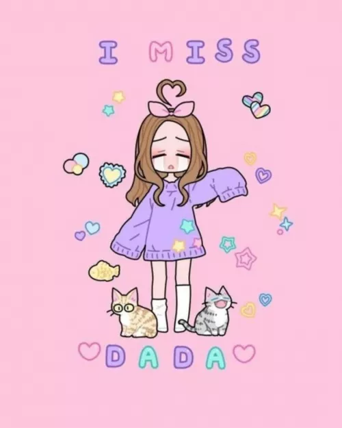 When you haven't seen your daddy in forever 🥺💔 Just gotta cuddle stuffies and do your best