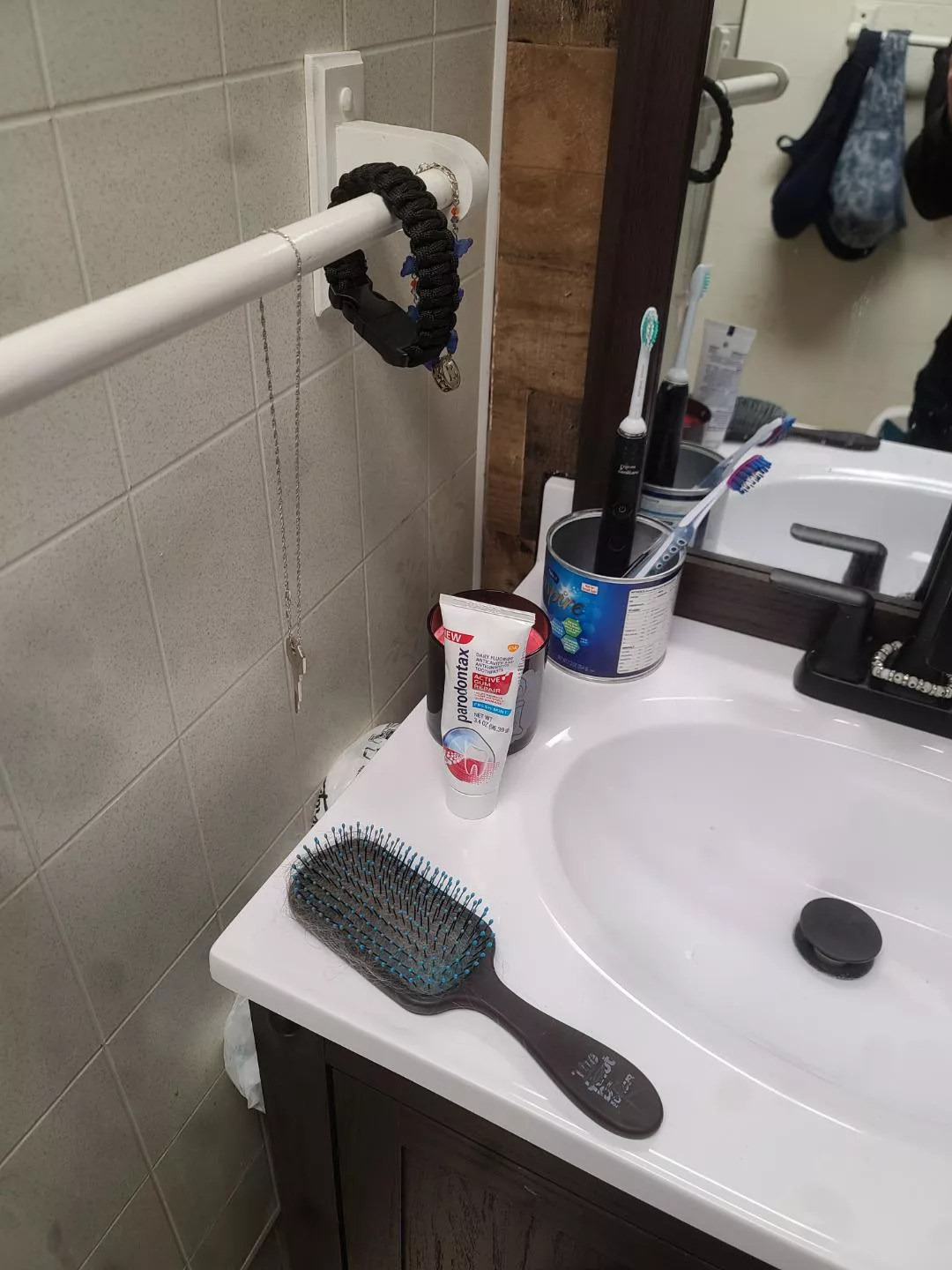 where my wife likes to leave her key even when we have guests 😅