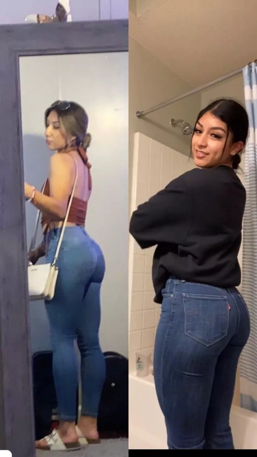 Which ass in jeans is getting pounded first? Where’s the load goin?