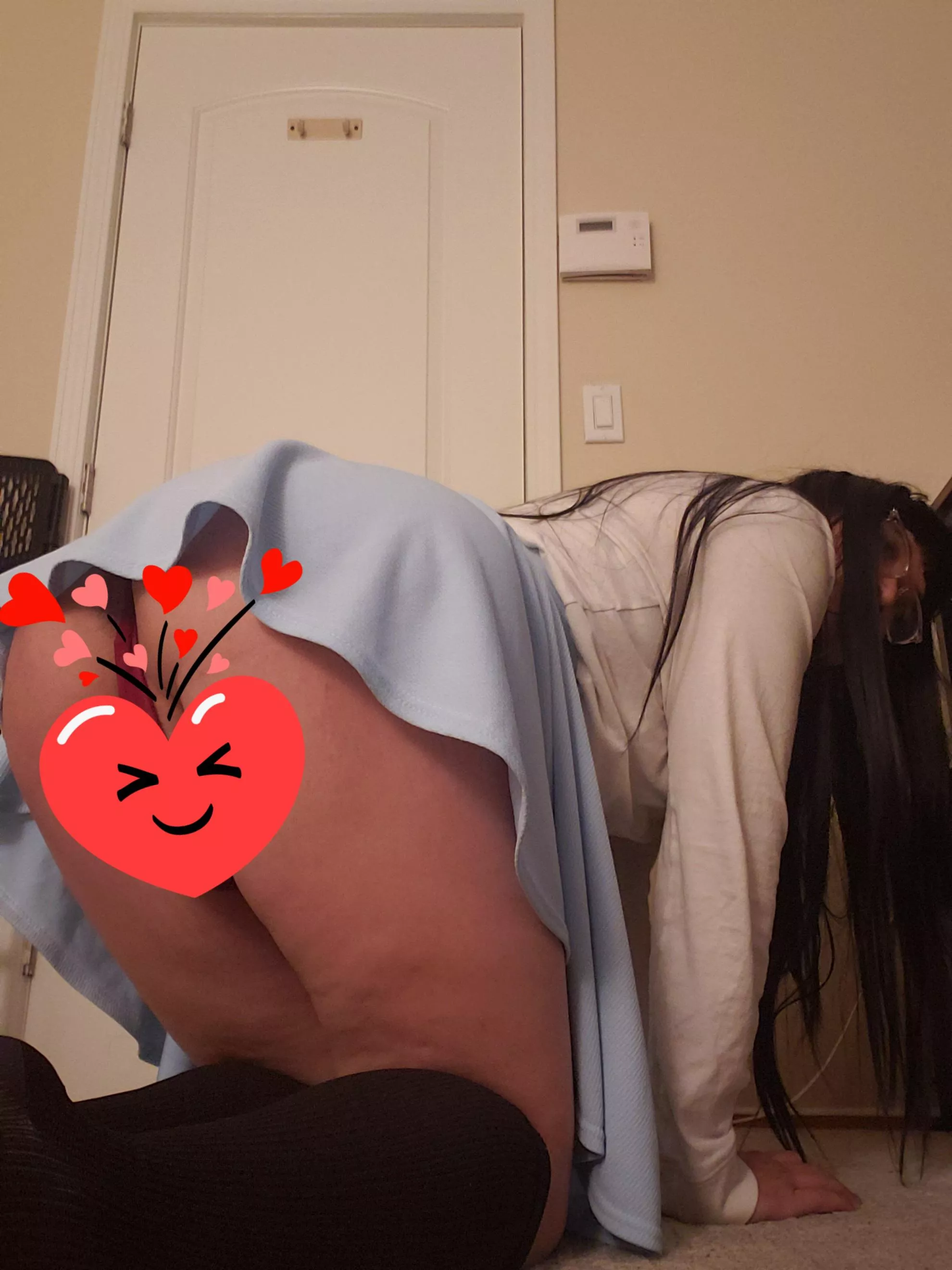 Woah! Didn't realize till after that the kitty was not covered 😋