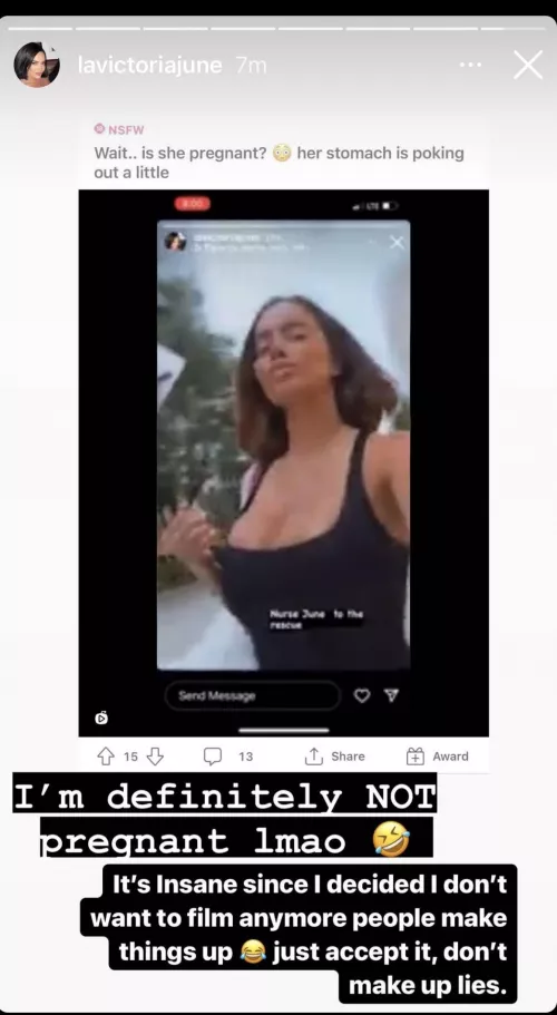 Wow i didnt know she knew about Reddit😳 (if she see this i wanna say im sorry i didnt mean to offend you) we love you on Reddit