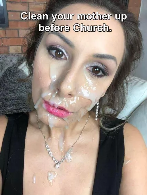 You are a fucking devil. Why would you do that before church you satan ?!