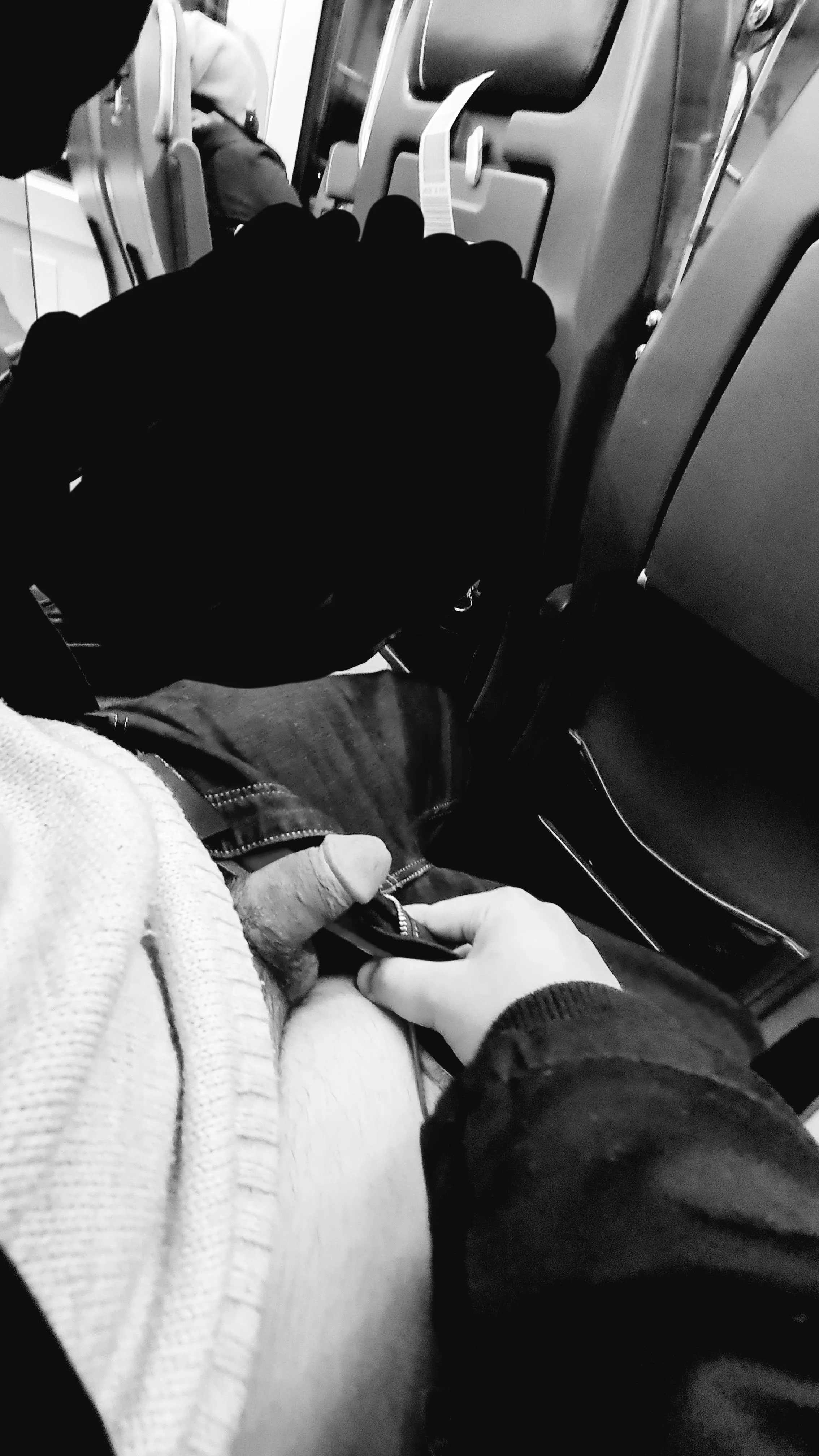 You catch [m]e flashing on the train, what do you do?