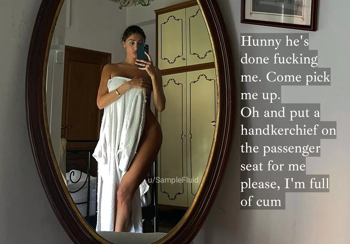 You don't want his cum to leak onto your car seat, or do you?