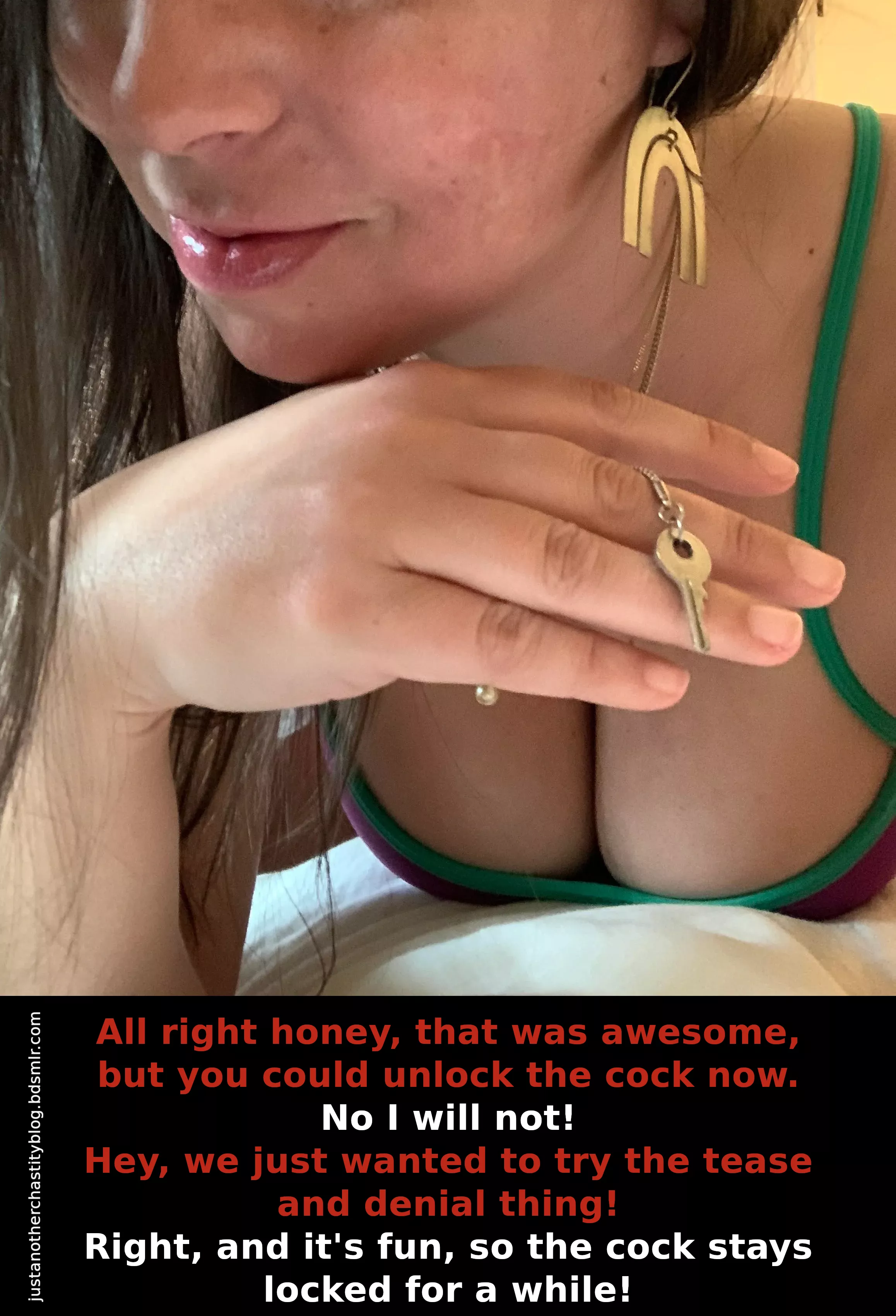 You just wanted to try it once? Well, tough luck if she likes it ;)