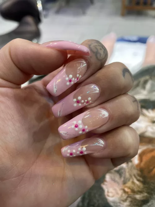 You want my pretty pink nails wrapped around your cock?