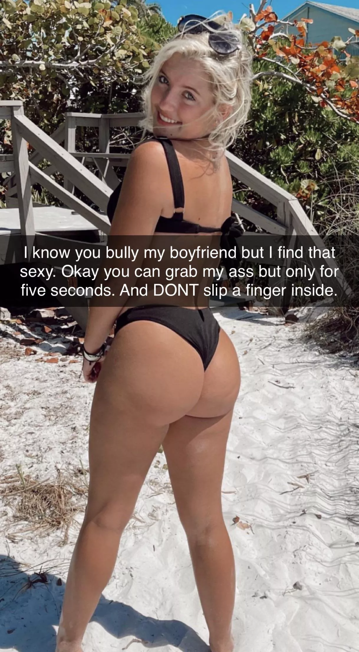 Your bully gets to feel up your girlfriend’s fat ass