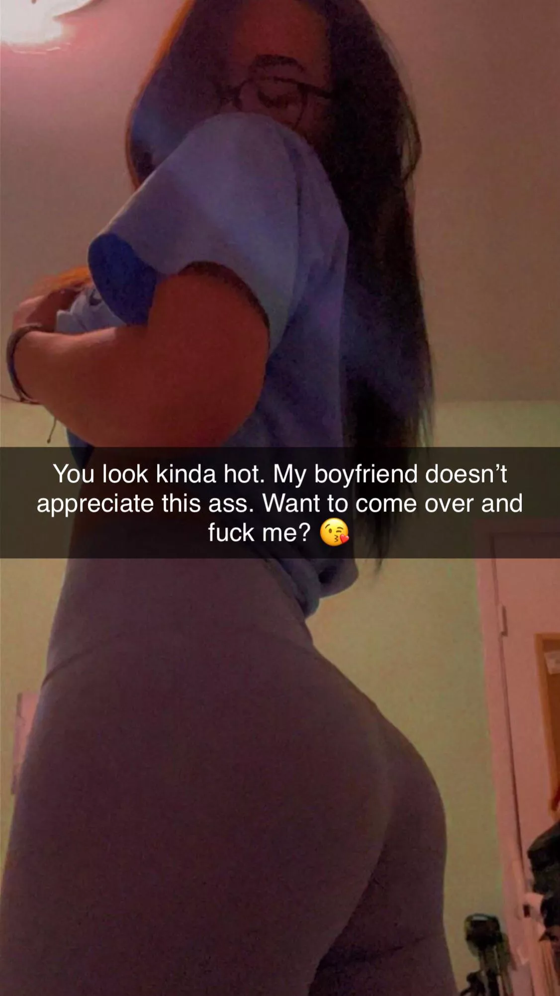 Your girl sent me the hottest snaps last night…